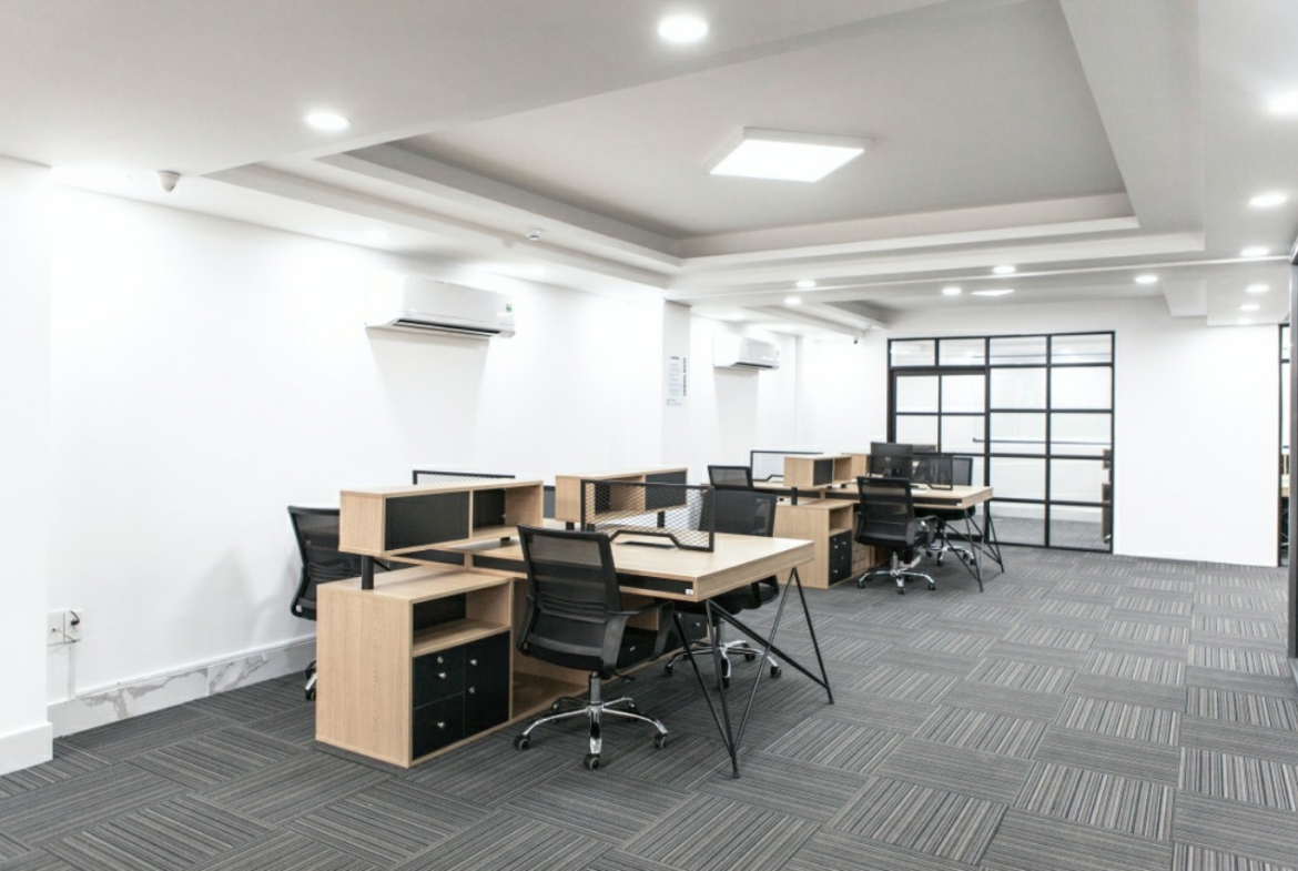 A Space Office phân chia khu vực làm việc vừa riêng tư và đảm bảo chuyên nghiệp