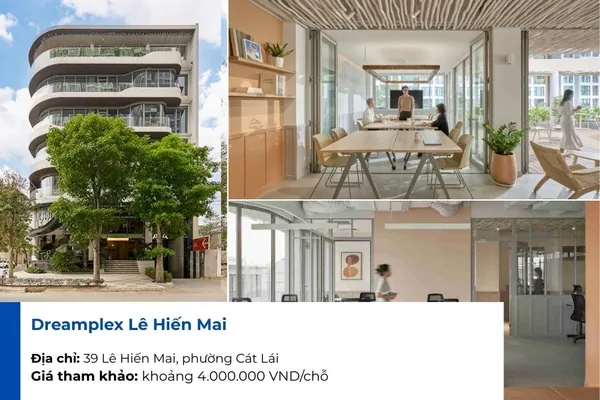 Đơn vị Dreamplex tối ưu không gian văn phòng chia sẻ cho thuê tại Quận 2 