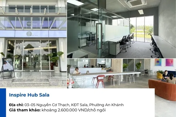 Inspire Hub chú trọng vào thiết kế không gian trẻ trung & hiện đại