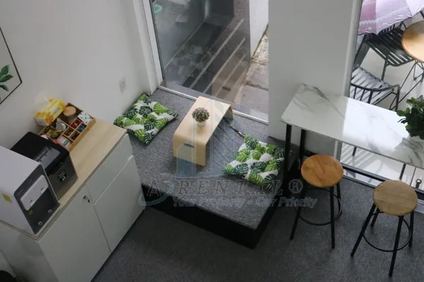 Khu vực sảnh tiếp khách và uống trà 