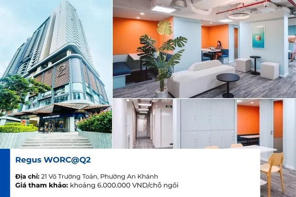 Đơn vị Regus với hệ thống chi nhánh đa dạng