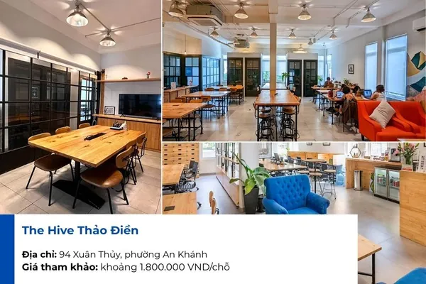 The Hive cho thuê văn phòng chia sẻ Quận 2 với phong cách tối giản & cổ điển