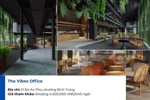 Không gian văn phòng chuyên nghiệp của The Vibes Office