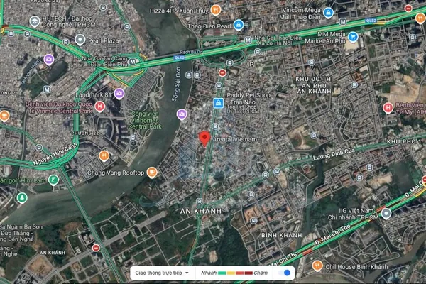 Vị trí đắc địa của văn phòng ảo tại Quận 2 