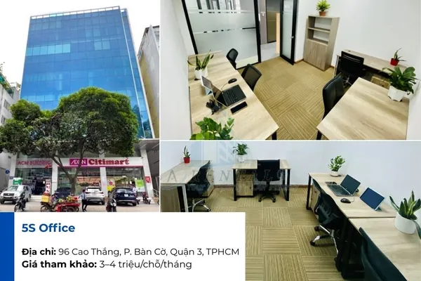 Tòa nhà cho thuê văn phòng chia sẻ của 5s tại Cao Thắng