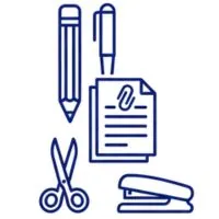 Phòng họp đầy đủ thiết bị văn phòng phẩm