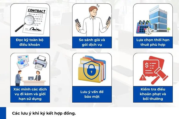 Các lưu ý khi ký kết hợp đồng thuê văn phòng ảo