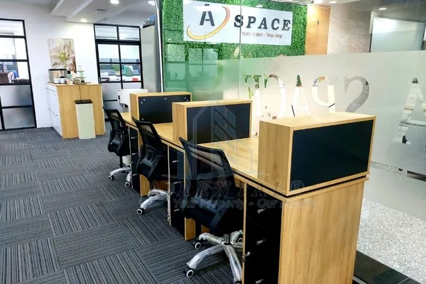 Khu vực chỗ ngồi cho khách hàng thuê văn phòng ảo gọi Premium tại Thủ Đức