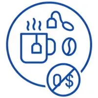 Miễn phí trà, cà phê và nước suối