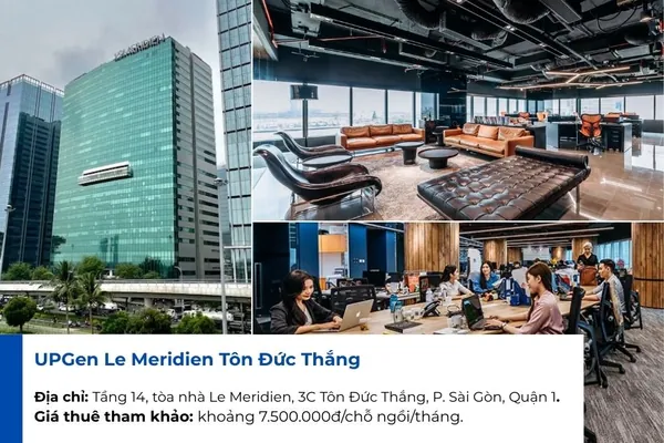 Văn phòng chia sẻ Quận 1 cho thuê của UPGEN