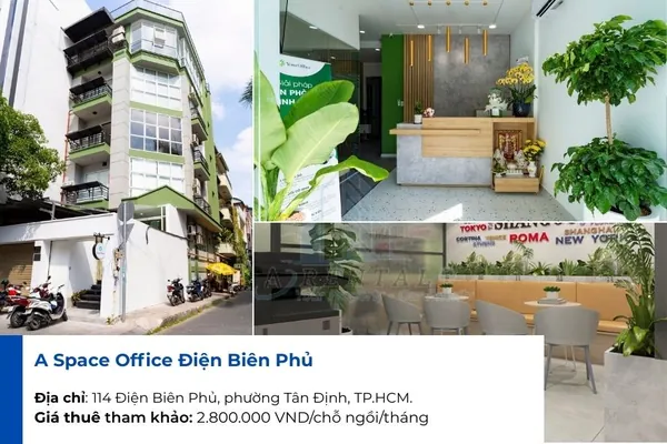 Coworking A Space Office Điện Biên Phủ.