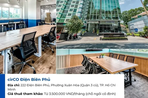 cirCO Điện Biên Phủ coworking space Quận 3.