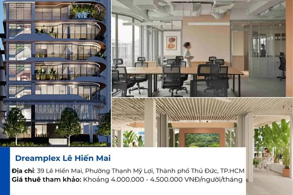 Dreamplex Lê Hiến Mai Coworking Space.