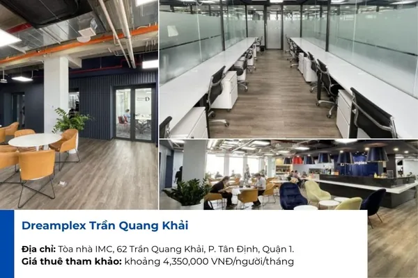 Coworking Dreamplex Trần Quang Khải.