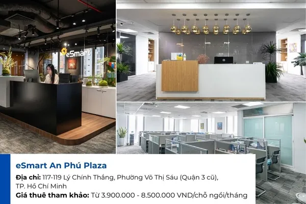 ESmart An Phú Plaza Coworking Space Quận 3.