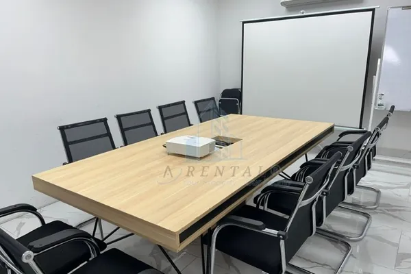 Không gian phòng họp đặt theo giờ khi có nhu cầu.