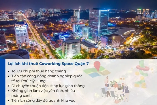 Lợi ích khi thuê Coworking Space Quận 7.