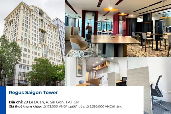 Coworking space Quận 1 Regus Saigon Tower.