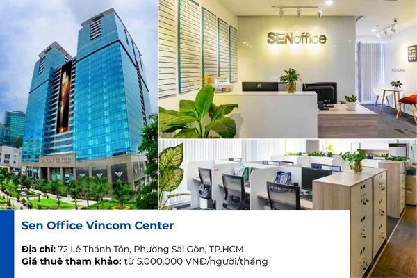 Sen Office Vincom Center Coworking space.